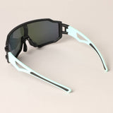 Bright Color Frame Tinted Lenses Sport Sunglasses