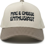 Kids/Baby 2-Tone Cap: Mac & Cheese Enthusiast - Khaki/Beige