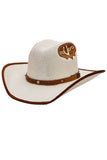 Kids Rodeo Horseshoe Faux Suede Trim Cowboy Hat