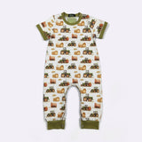 Hay Bale Boy Romper