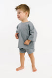 Slate Blue Slouchy Set