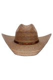 Closed Cutter Palm Straw Cowboy Hat