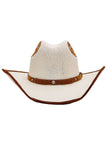 Kids Rodeo Horseshoe Faux Suede Trim Cowboy Hat