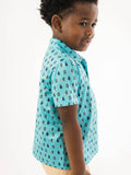 Boys Dapper Ducks Knit Short Sleeve Performance Polo