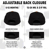 Flat Brim Trucker Hat - Dude - Black/Faux Leather