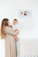 Baby Handprint Footprint Photo Frame