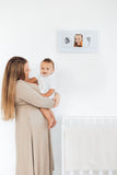 Baby Handprint Footprint Photo Frame