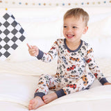 Pit Crew Two Piece Pajama Set