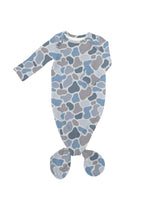 Watercolor Camo - Knotted Gown