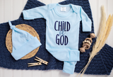 Baby Romper | Child Of God Blue