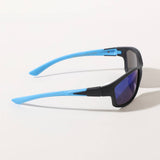 Kids Solid Colored Frame Tinted Lenses Sunglasses
