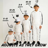 Kid/Baby 2-Tone Cap: Cool It Cowboy - Black/White