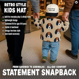 Kid/Baby 2-Tone Cap: Put It on My Dad's Tab (Black/Beige)