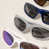 Kids Trendy Flame Pattern Sunglasses