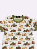 Hay Bale Boy Romper