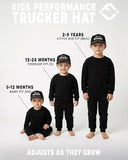 Kid's Golf Hat - Long Live Boyhood - Black