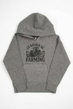 Western 'I'd Rather Be Farming' Toddler/Youth Graphic Hoodie
