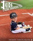 Kid's Golf Hat - Long Live Boyhood - Black