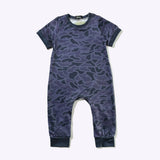 Black Camo Boy Romper