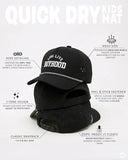 Kid's Golf Hat - Long Live Boyhood - Black