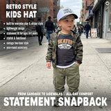 Kid/Baby 2-Tone Cap: Cool It Cowboy - Black/White