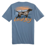 Slate Blue Dog Tee