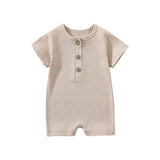 Beige Short Romper
