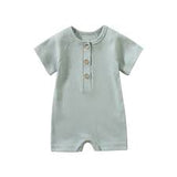 Slate Blue Short Romper