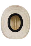 Kids Vented Quarterhorse Palm Straw Cowboy Hat