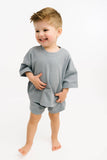 Slate Blue Slouchy Set