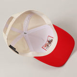 Detailed Cowboy Horse Embroidery Two-Tone Cap