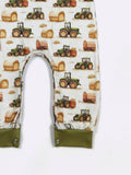 Hay Bale Boy Romper