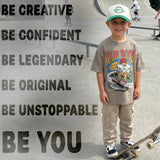 Kid/Baby 2-Tone Cap: Here For A Good Time Not A Long Time