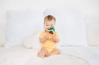 Mallard Duck Wooden & Plush Baby Teether
