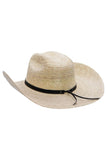 Closed Cutter Palm Straw Cowboy Hat