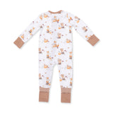 Woodland Animals with Pumpkins - Convertible Romper