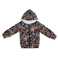 Hooded Camo Zip up