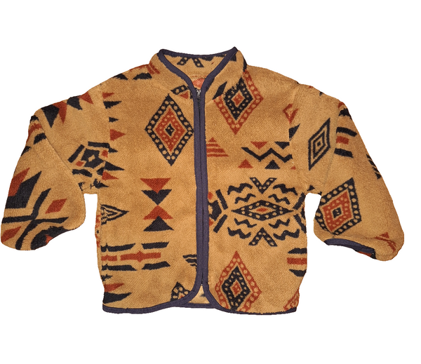 Zip Up Brown Aztec