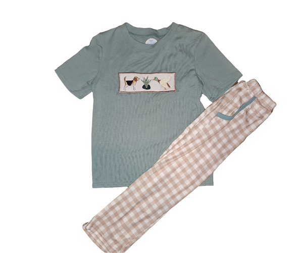 Hunting duck pant set