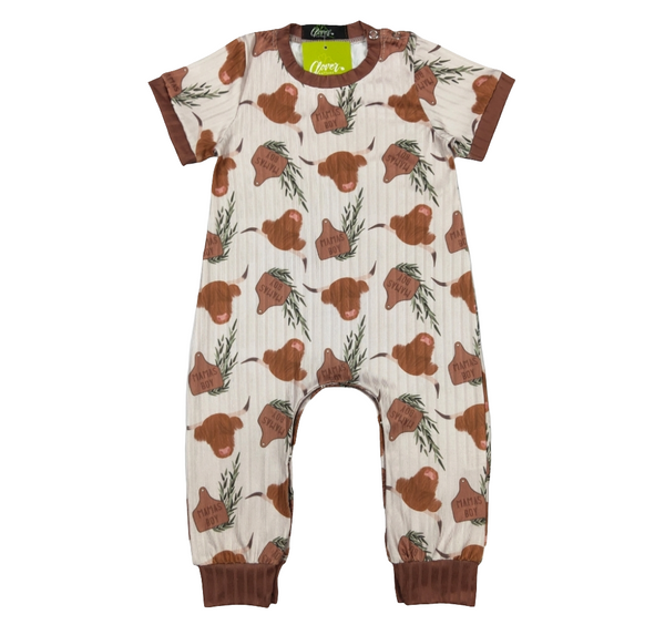 Mama's Boy Cow Romper