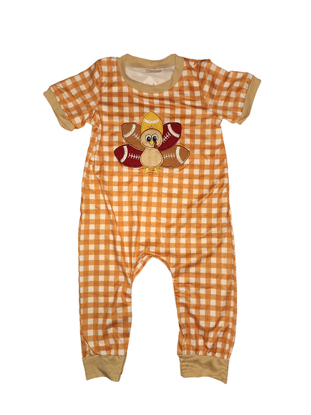 Turkey Football Romper