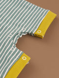 Poppy Sunshine Striped Pocket Romper