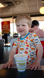 Breakfast Buddies Two-Piece Bamboo Pajamas