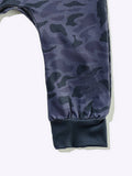 Black Camo Boy Romper