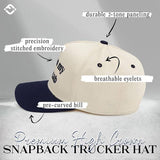 Two Tone Cap - Put it on my dad's tab (Navy/Beige)