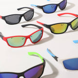 Kids Solid Colored Frame Tinted Lenses Sunglasses