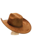 Kids Faux Suede Cutter Crown Cowboy Hat