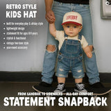 Kid/Baby 2-Tone Cap: Loverboy (Red/Beige)