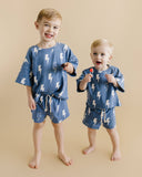 Shorts Set | Blue Bolts