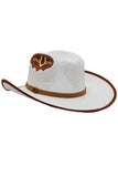 Kids Rodeo Horseshoe Faux Suede Trim Cowboy Hat